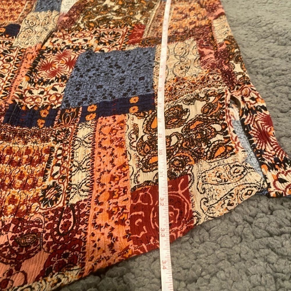 L Love Multi Pattern Cardigan Size Large - Picture 4 of 10
